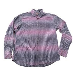 Cigar Couture Color Wave Vintage Men’s Button Down Size XXL‎ EUC